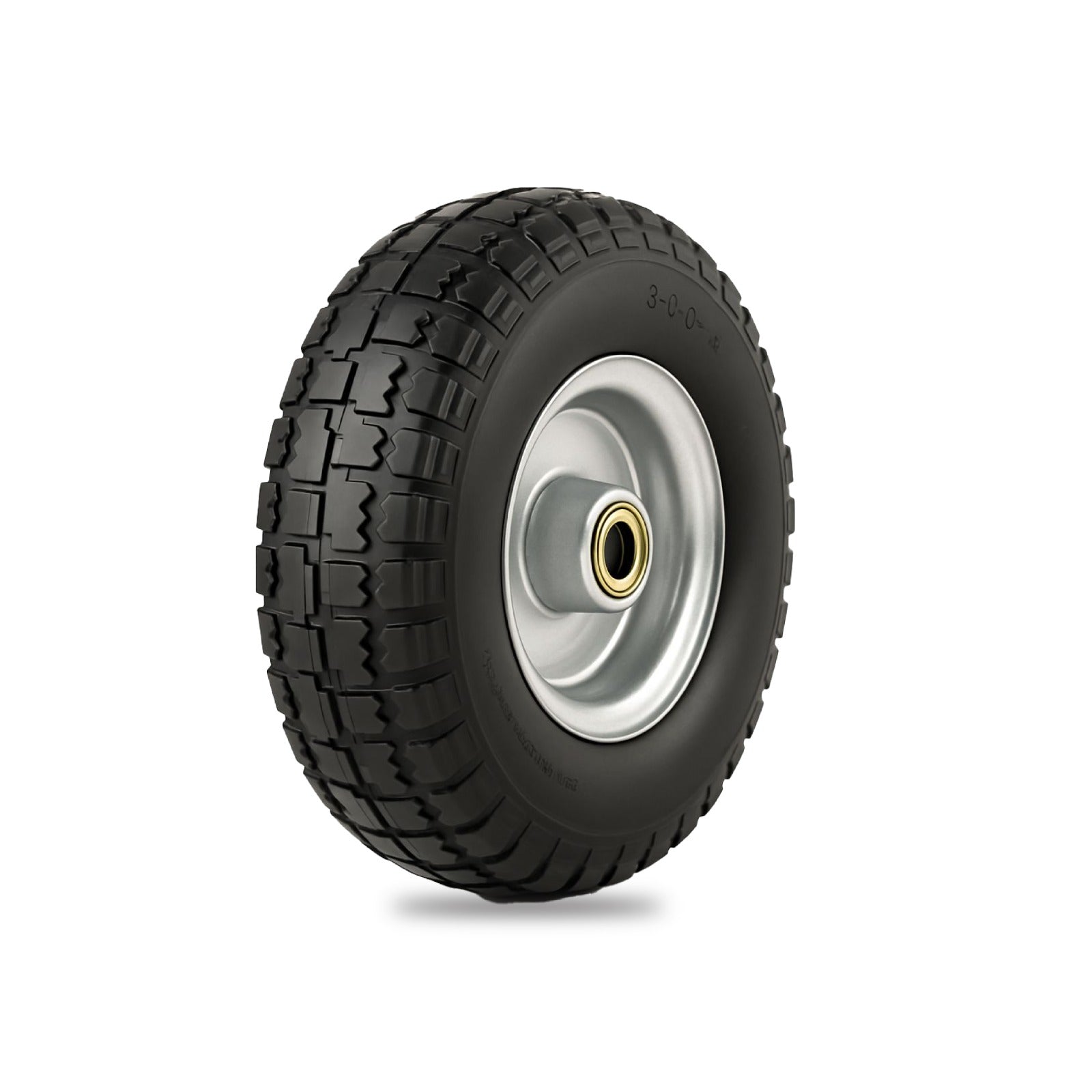 Pulse Gear 10-Inch Pneumatic Rubber Wheel (10x3.00-4) – Turf Tire with TR87 Inner Tube, Steel Rim, 16mm Ball Bearing & 98mm Hub | Heavy-Duty Replacement Wheel for Hand Truck, Trolley, Cart & Garden Equipment