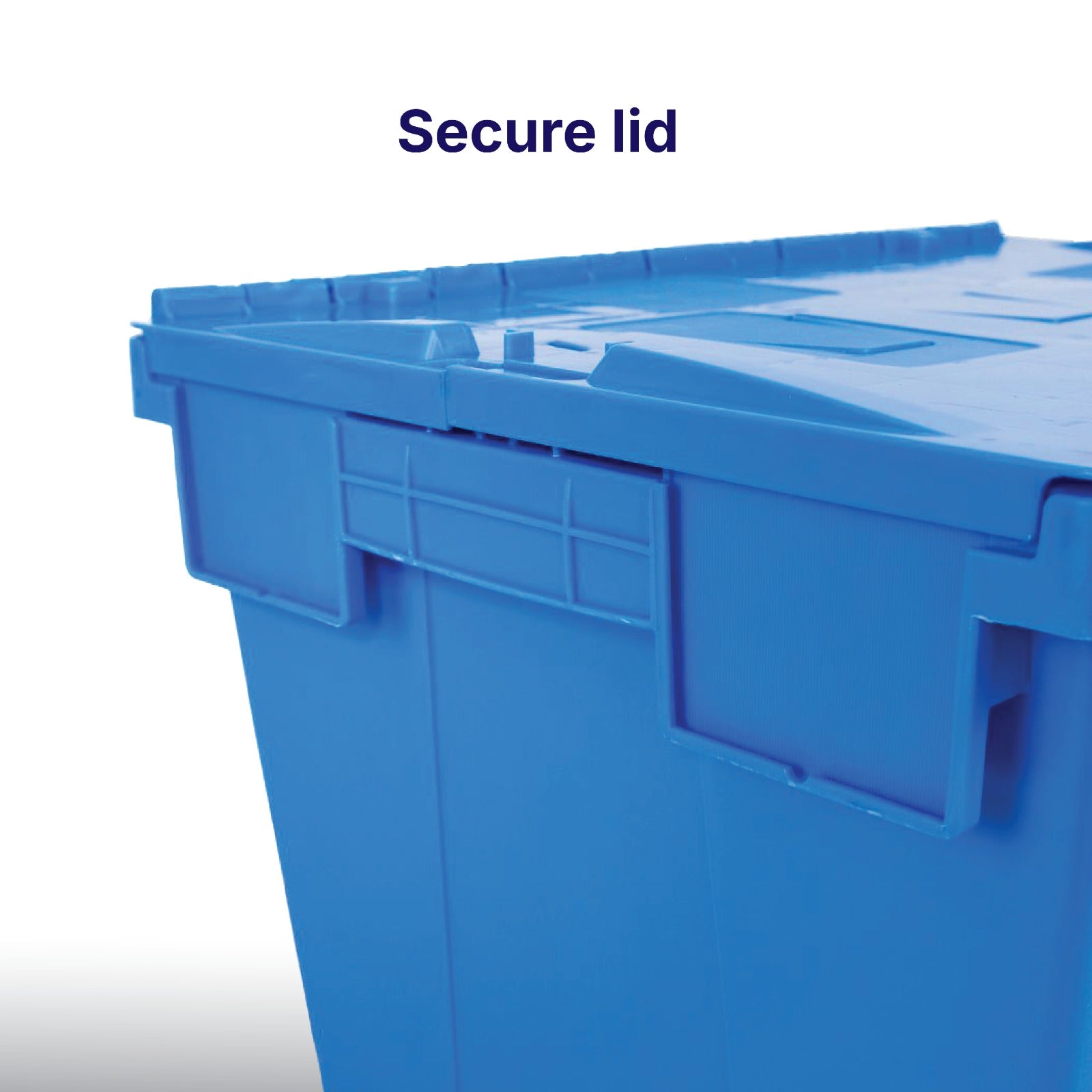 Pulse Gear 85L Sealable Storage Bin with Lid – Heavy Duty Stackable Plastic Container for Home, Warehouse & Industrial Use (600x400x355mm, Includes 2 Free Security Seals)