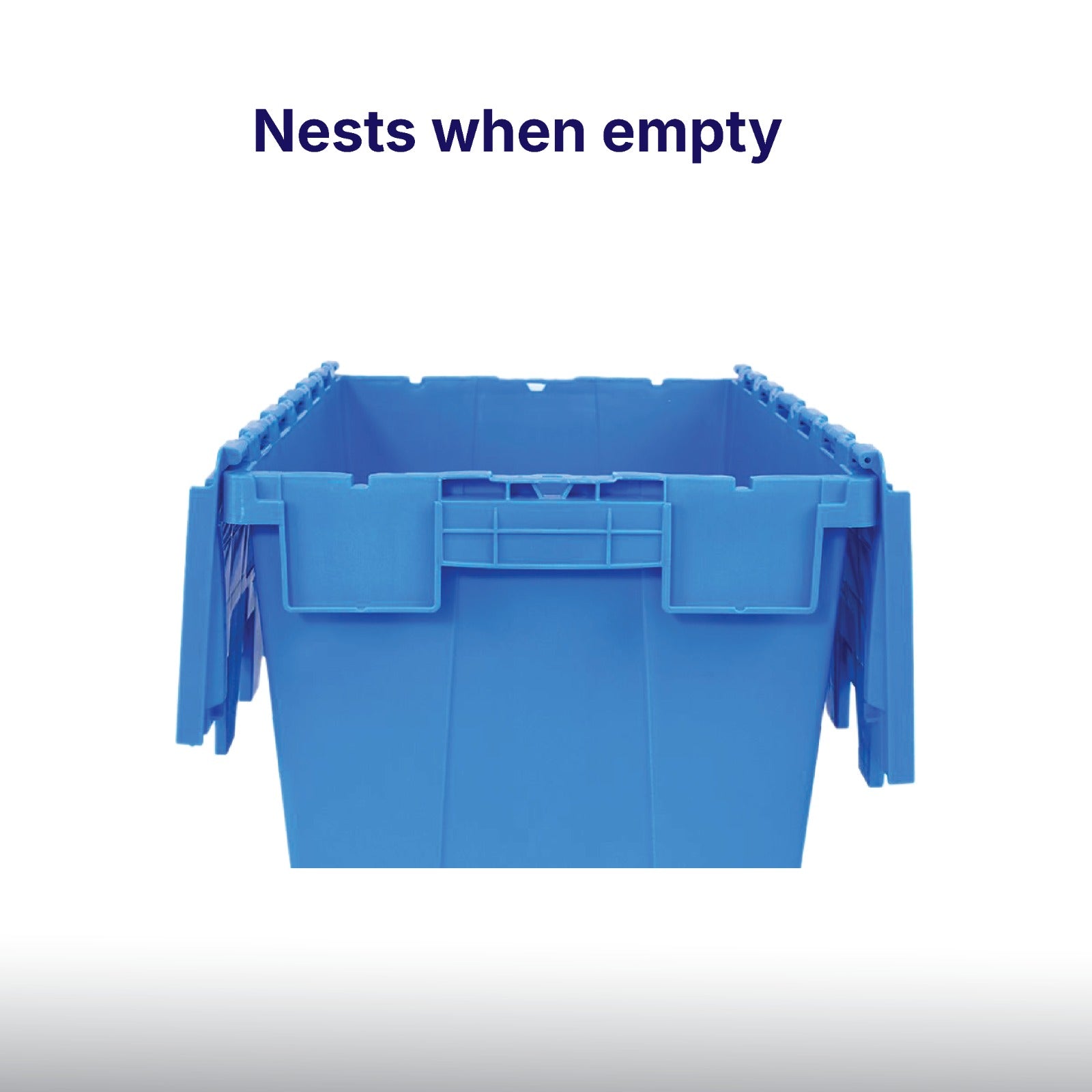 Pulse Gear 85L Sealable Storage Bin with Lid – Heavy Duty Stackable Plastic Container for Home, Warehouse & Industrial Use (600x400x355mm, Includes 2 Free Security Seals)