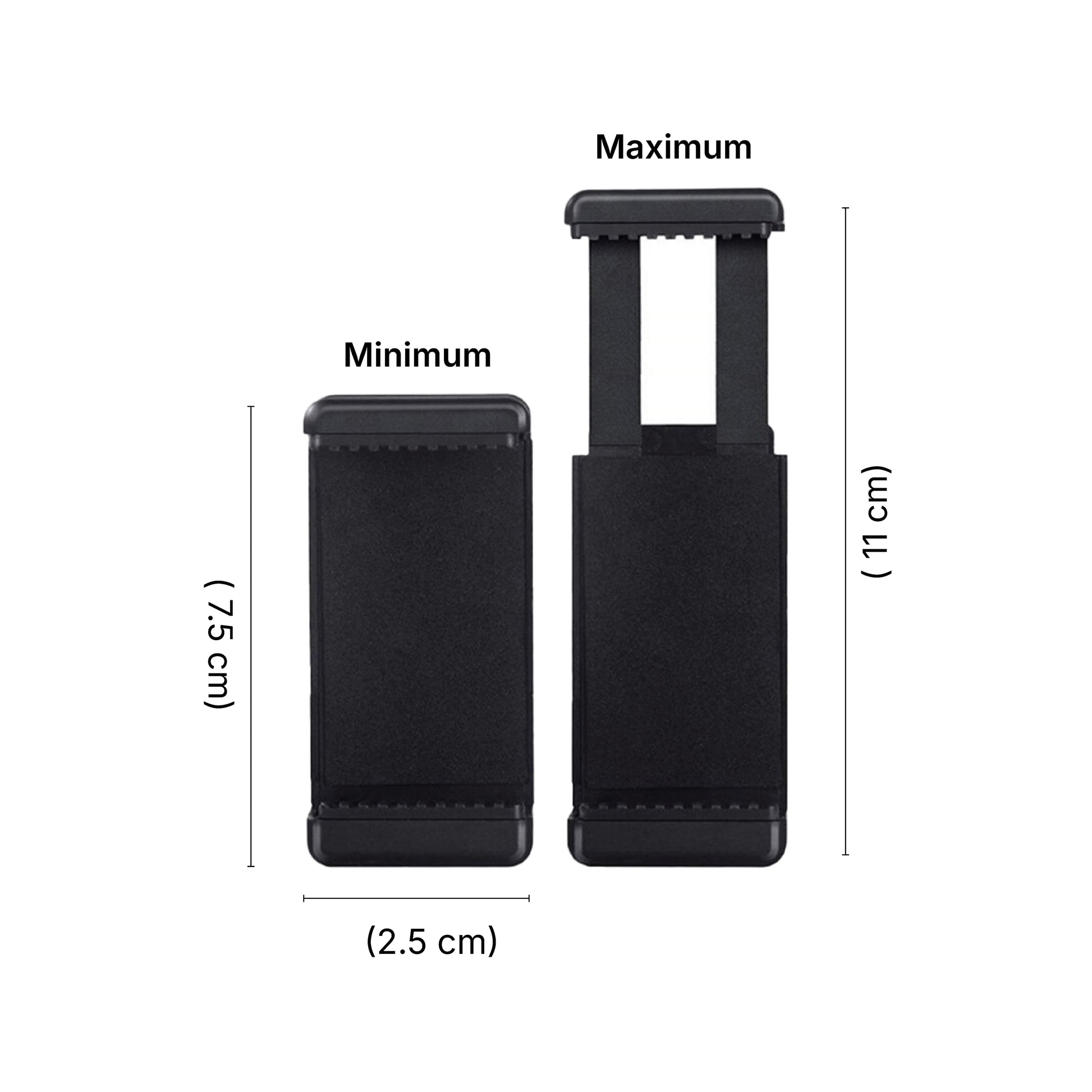 PULSE GEAR Universal Phone Holder with Cold Shoe Mount – Tripod & Selfie Stick Compatible